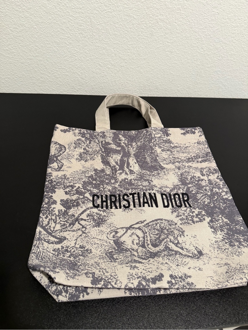 Christian Dior Beauty Toile de Jouy GWP VIP Promotional Canvas Tote